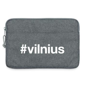 VILNIUS Litauen Lithuania Hashtag - Laptop bag 13" - heather grey - Front