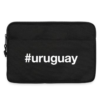 URUGUAY Hashtag - Laptoptasche 13" - Schwarz - Vorne