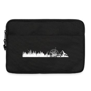 Explorer les forêts de montagne - Sacoche pour ordinateur portable 13 pouces - noir - Devant