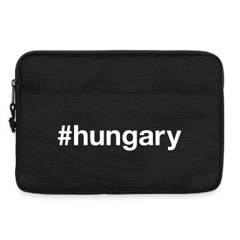 HUNGARY Hashtag Ungarn - Laptoptasche 13" - Schwarz - Vorne