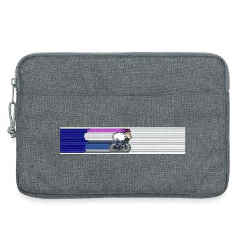 Tri Cycling - Laptop bag 13" - heather grey - Front