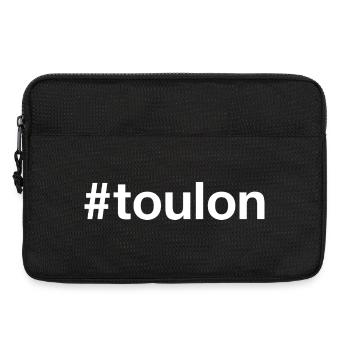 Toulon France Frankreich Hashtag - Laptop bag 13" - black - Front