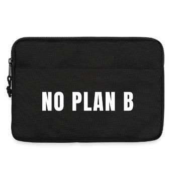 Kein Plan B. Alles auf eine Karte setzen. Risiko. Erfolg. Macht. - Laptoptasche 13" - Schwarz - Vorne