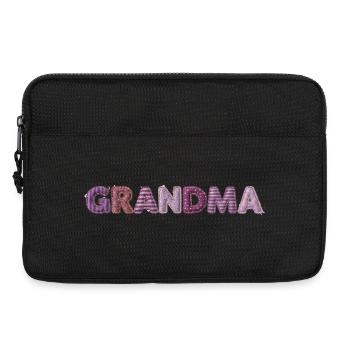 Grandma Vintage Stitching Design Trend Gift - Laptop bag 13" - black - Front
