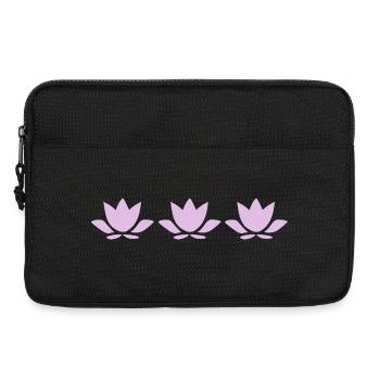 Lotus Flower Lotus Flower Flower Pastel Flower Yoga - Laptop bag 13" - black - Front