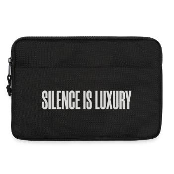 Minimalistisches Premium-Typografie-Design - Laptoptasche 13" - Schwarz - Vorne