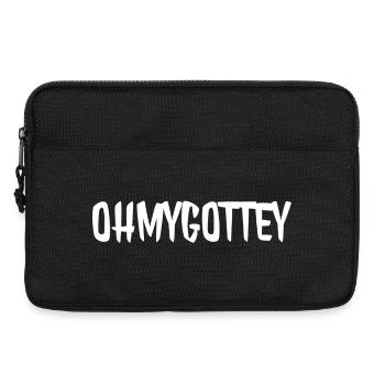 OhMyGottEy - Laptop bag 13" - black - Front