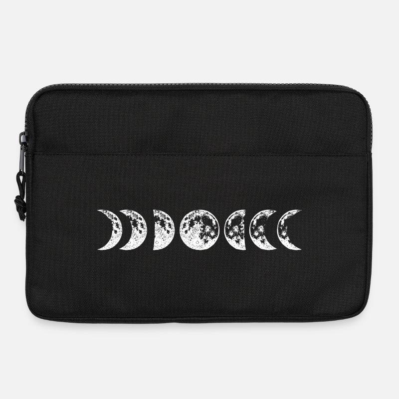 Mondphasen - Laptoptasche 13" - Schwarz
