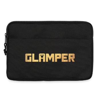 Glamper Krone Gold Camping Luxus Camper Fan deluxe - Laptoptasche 13" - Schwarz - Vorne