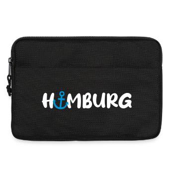 Hambourg Anchor Fan City Hanseatic City Harbor Vector - Sacoche pour ordinateur portable 13 pouces - noir - Devant