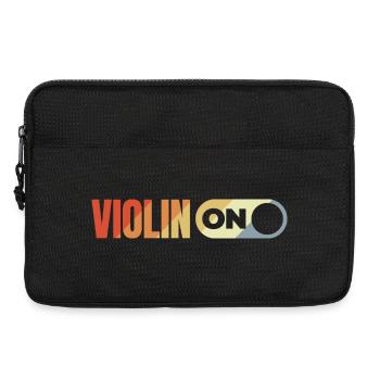 Vintage Violin - Laptop bag 13" - black - Front