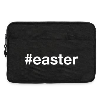 EASTER Ostern Hashtag - Laptoptasche 13" - Schwarz - Vorne