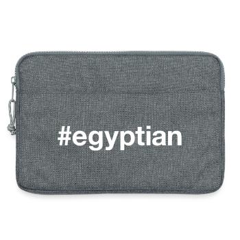EGYPTIAN Egypt Hashtag - Laptop bag 13" - heather grey - Front