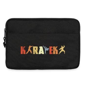 Karateka Vintage Look - Laptoptasche 13" - Schwarz - Vorne