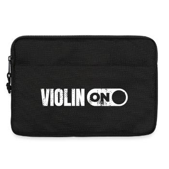 Funny Violin - Laptop bag 13" - black - Front