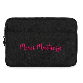 MISTRESS. THANK YOU. THANK YOU MISTRESS - Laptop bag 13" - black - Front