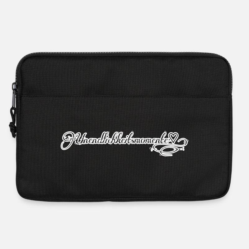 Lebensbaum umarmt Naturkreise - Laptoptasche 13" - Schwarz