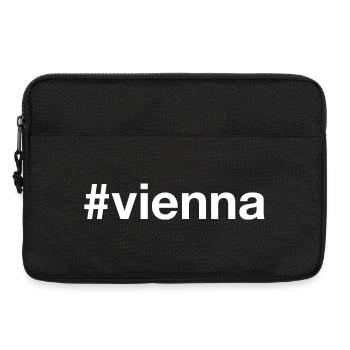 VIENNA Hashtag Wien - Laptop bag 13" - black - Front