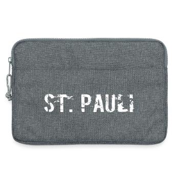 SAINT-PAULI - Sacoche pour ordinateur portable 13 pouces - gris chiné - Devant