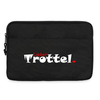 Dear Idiot Clumsy - Laptop bag 13" - black - Front