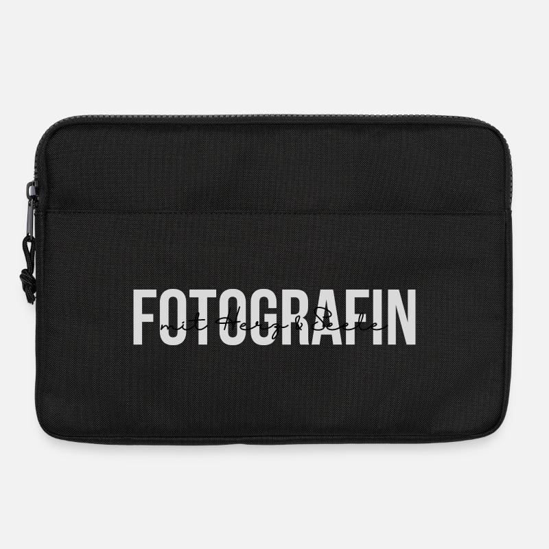 Fotografin mit Herz und Seele (Black) - Laptoptasche 13" - Schwarz