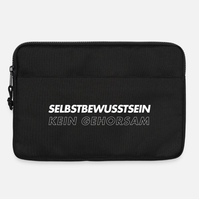 Selbstbewusstsein Kein Gehorsam - Laptoptasche 13" - Schwarz
