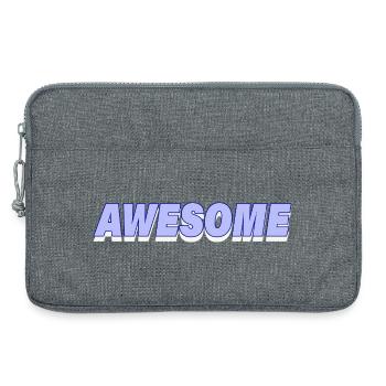 Awesome - Laptop bag 13" - heather grey - Front