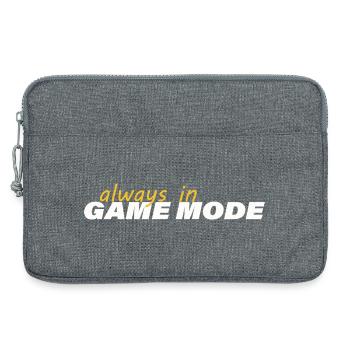 ALWAYS IN GAME MODE - Laptop bag 13" - heather grey - Front