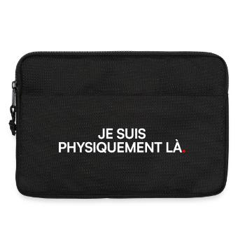 I'm physically there humor office - Laptop bag 13" - black - Front