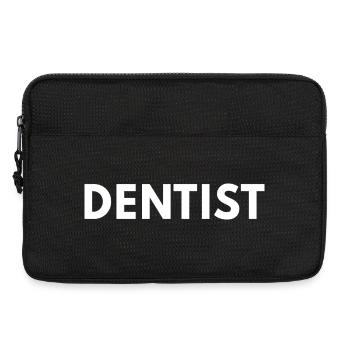 dentiste - Sacoche pour ordinateur portable 13 pouces - noir - Devant