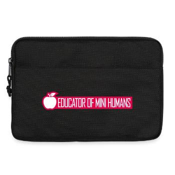 Educator Of Little Humans Teacher Funny Kids - Laptop bag 13" - black - Front