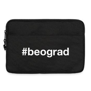 Beograd Belgrade Serbia Serbien Hashtag - Laptop bag 13" - black - Front
