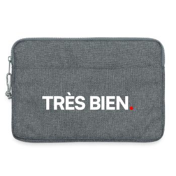 Très bien - Sacoche pour ordinateur portable 13 pouces - gris chiné - Devant