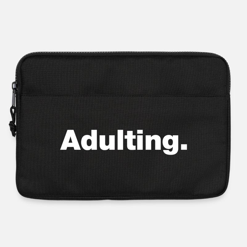 Erwachsenwerden - Laptoptasche 13" - Schwarz