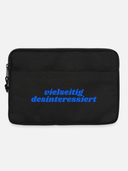 vielseitig desinteressiert - Laptoptasche 13" - Schwarz