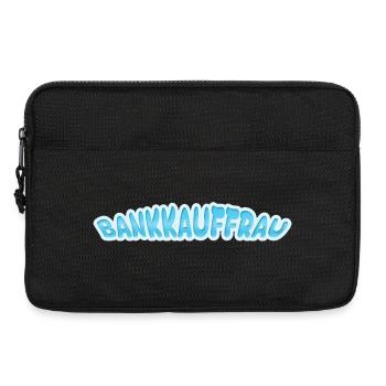 Geschenk für Bankkauffrau - Laptoptasche 13" - Schwarz - Vorne