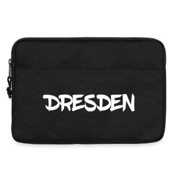 Dresden - Sachsen - Frauenkirche - Zwinger - Elbe - Laptoptasche 13" - Schwarz - Vorne