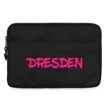 Dresden - Sachsen - Frauenkirche - Zwinger - Elbe - Laptoptasche 13" - Schwarz - Vorne