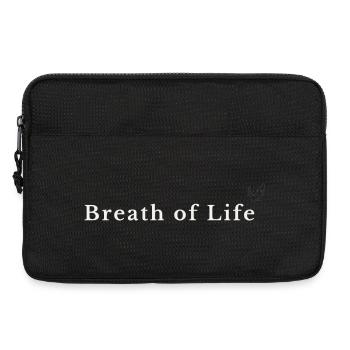 Design chrétien Breath of Life – Gen 2:7 - Sacoche pour ordinateur portable 13 pouces - noir - Devant