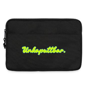 Unkaputtbar / Lustiges T-Shirt für jeden Tag - Laptop bag 13" - black - Front