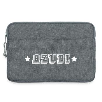 AZUBI tshirt schwarz - Laptoptasche 13" - Grau meliert - Vorne