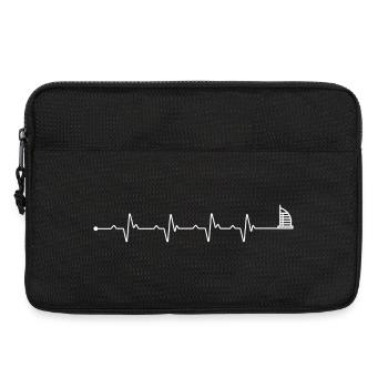 Heartbeat Burj Al Arab - Laptop bag 13" - black - Front