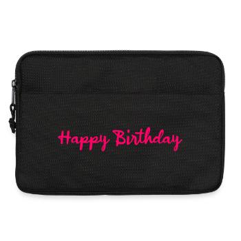 HAPPY BIRTHDAY. ANNIVERSAIRE. - Sacoche pour ordinateur portable 13 pouces - noir - Devant