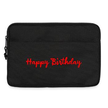 HAPPY BIRTHDAY. JOYEUX ANNIVERSAIRE. ANNIVERSAIRE. - Sacoche pour ordinateur portable 13 pouces - noir - Devant