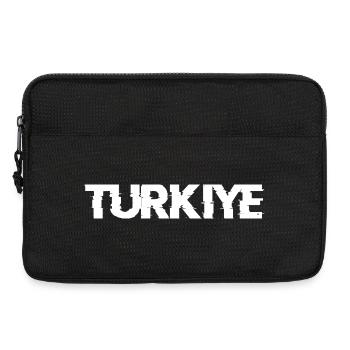 Türkiye Glitch | Turkey Lettering - Laptop bag 13" - black - Front