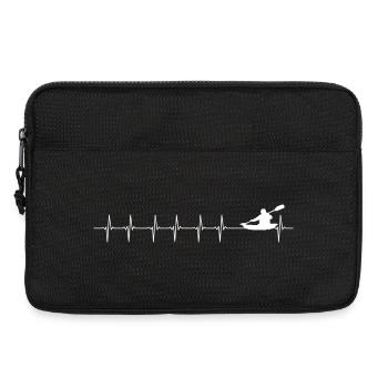 Kayak Pulse on River Graphic - Laptop bag 13" - black - Front