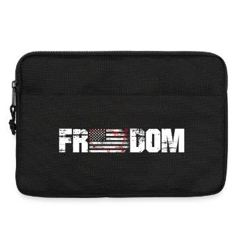 Patriotic USA Home Map Grunge Tee - Sacoche pour ordinateur portable 13 pouces - noir - Devant