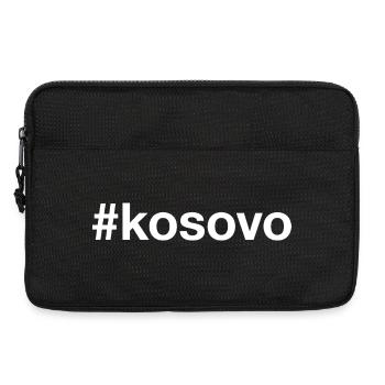 KOSOVO Hashtag - Laptoptasche 13" - Schwarz - Vorne