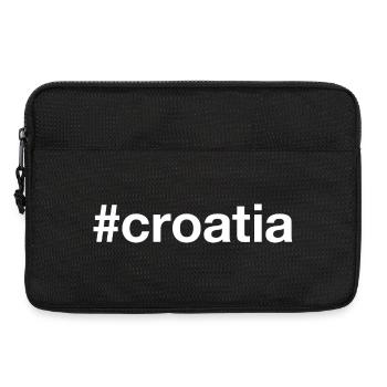 CROATIE Hashtag Croatien - Sacoche pour ordinateur portable 13 pouces - noir - Devant