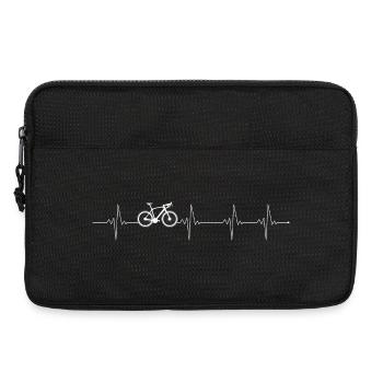 CyclePulse Heartbeat Fahrrad - Laptoptasche 13" - Schwarz - Vorne